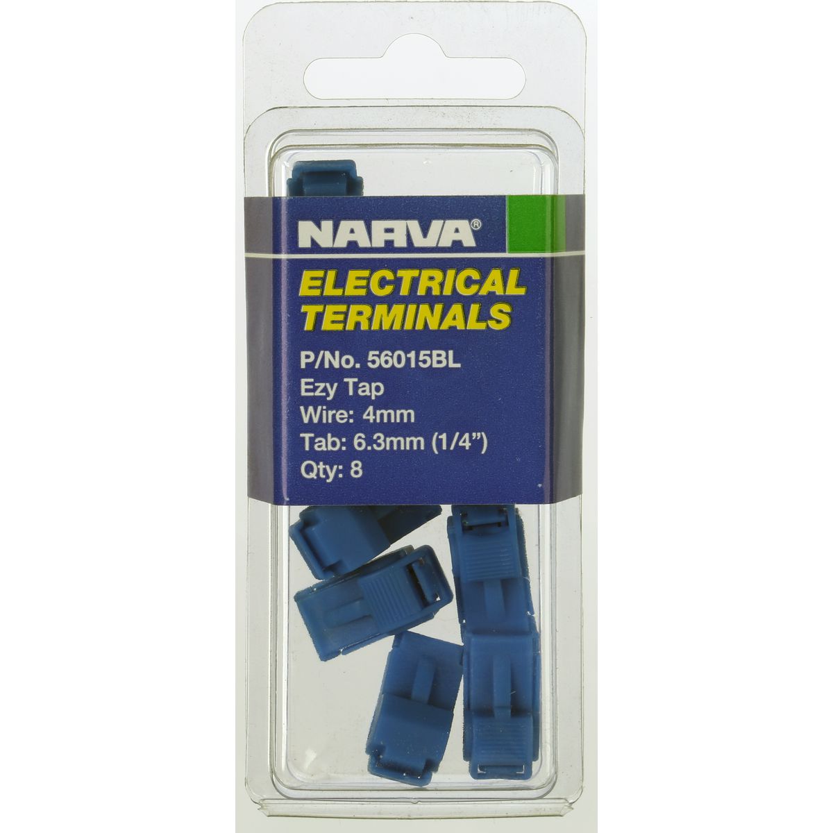 Narva Terminal Ezy Tap Blue 6.3mm 56015BL