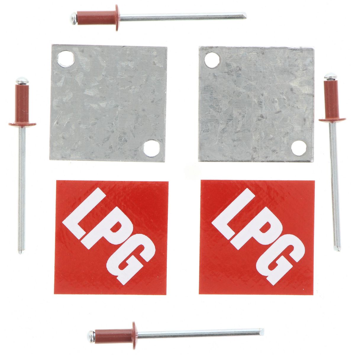 Lumen LPG Sticker / Plate Set 2Pc LPG-PLATE