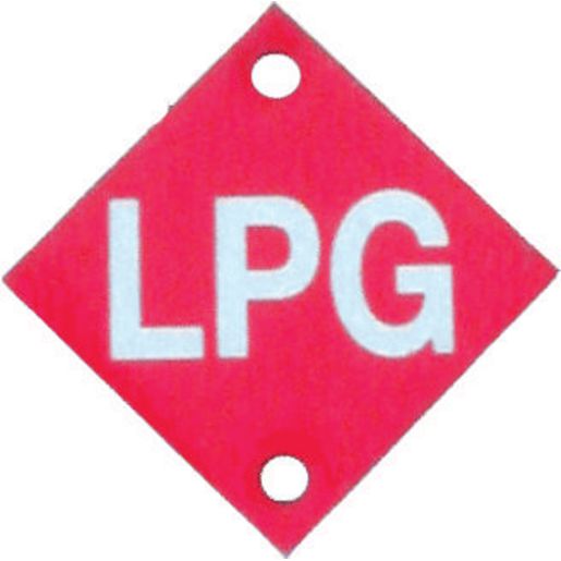 Lumen LPG Sticker / Plate Set 2Pc LPG-PLATE
