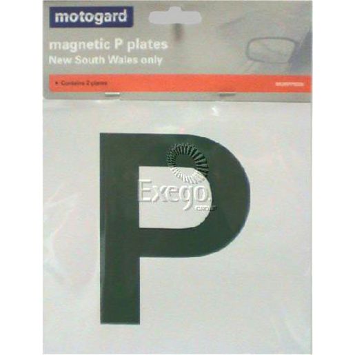 Motogard Plate Set-P Magnetic Nsw Green MGMPPNSW