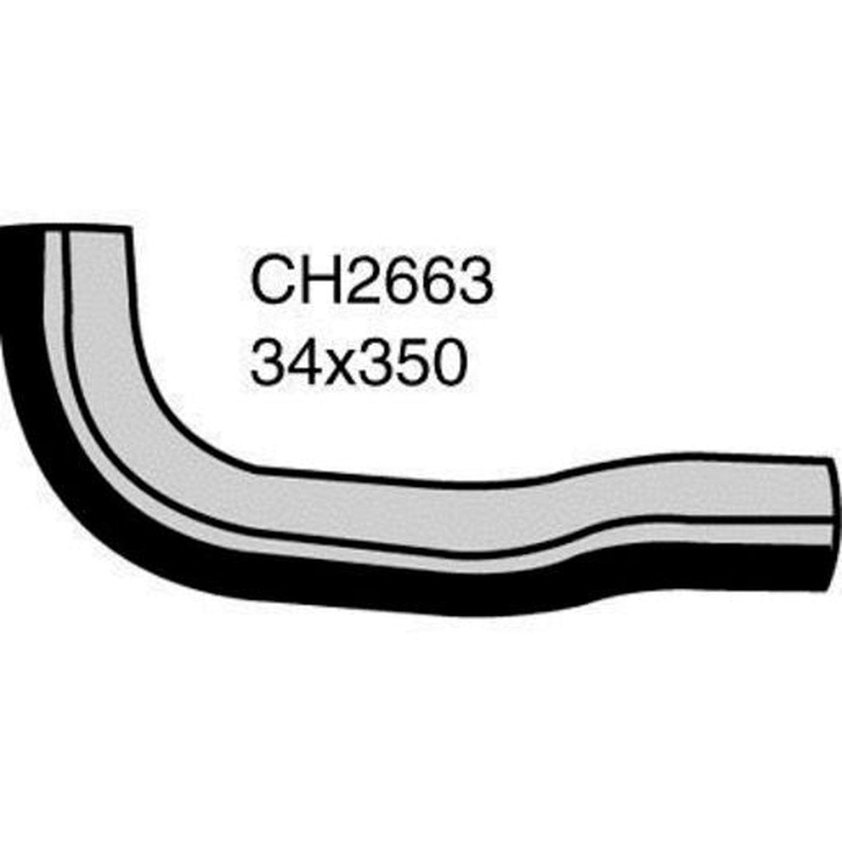 Mackay Top Radiator Hose CH2663