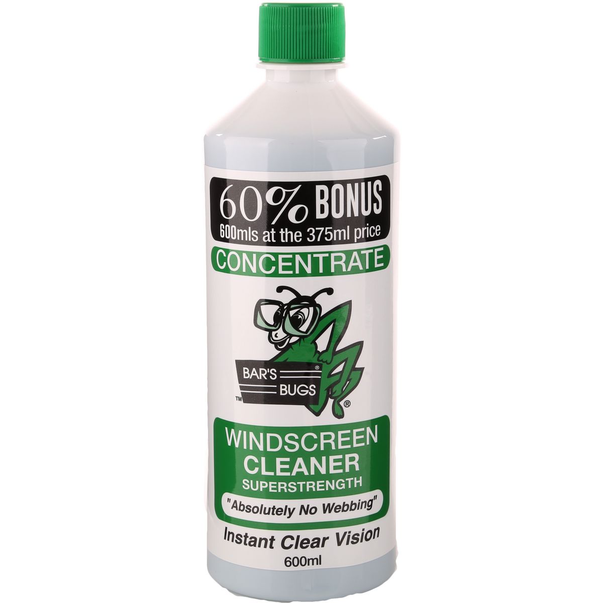 Bars Bugs Windscreen Cleaner 600ml Bars Bugs BB600