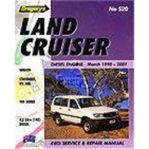 Gregorys L/Cruiser Hzj100 Workshop Manual 520-1