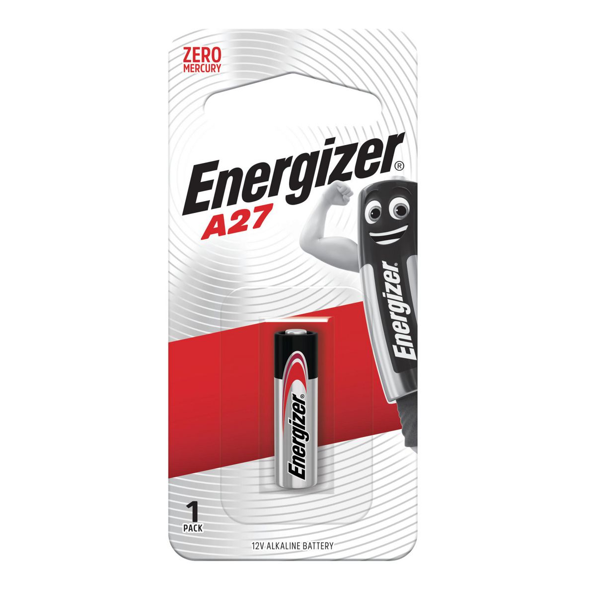 Energizer Alkaline Battery A27 12V 1 Pack A27BP