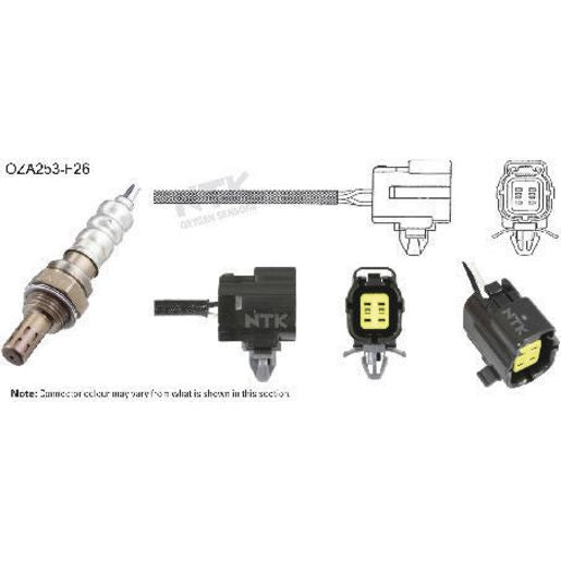 NTK Oxygen Sensor 4 Wire 320Mm Cable OZA253-F26