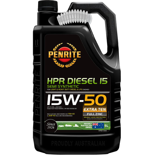 Penrite HPR Diesel 15 SAE 15W-50 Engine Oil 5L