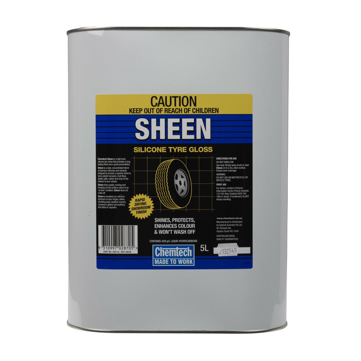 Chemtech Sheen Tyre Gloss 5L