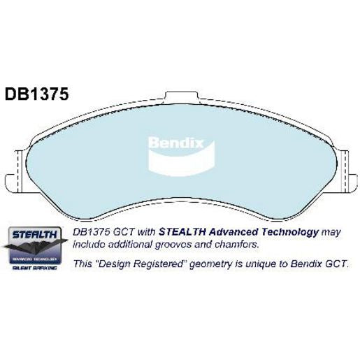 Bendix Ultimate Brake Pad Set Front DB1375 ULT