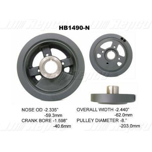 Powerbond OEM Replacement Harmonic Balancer HB1490N