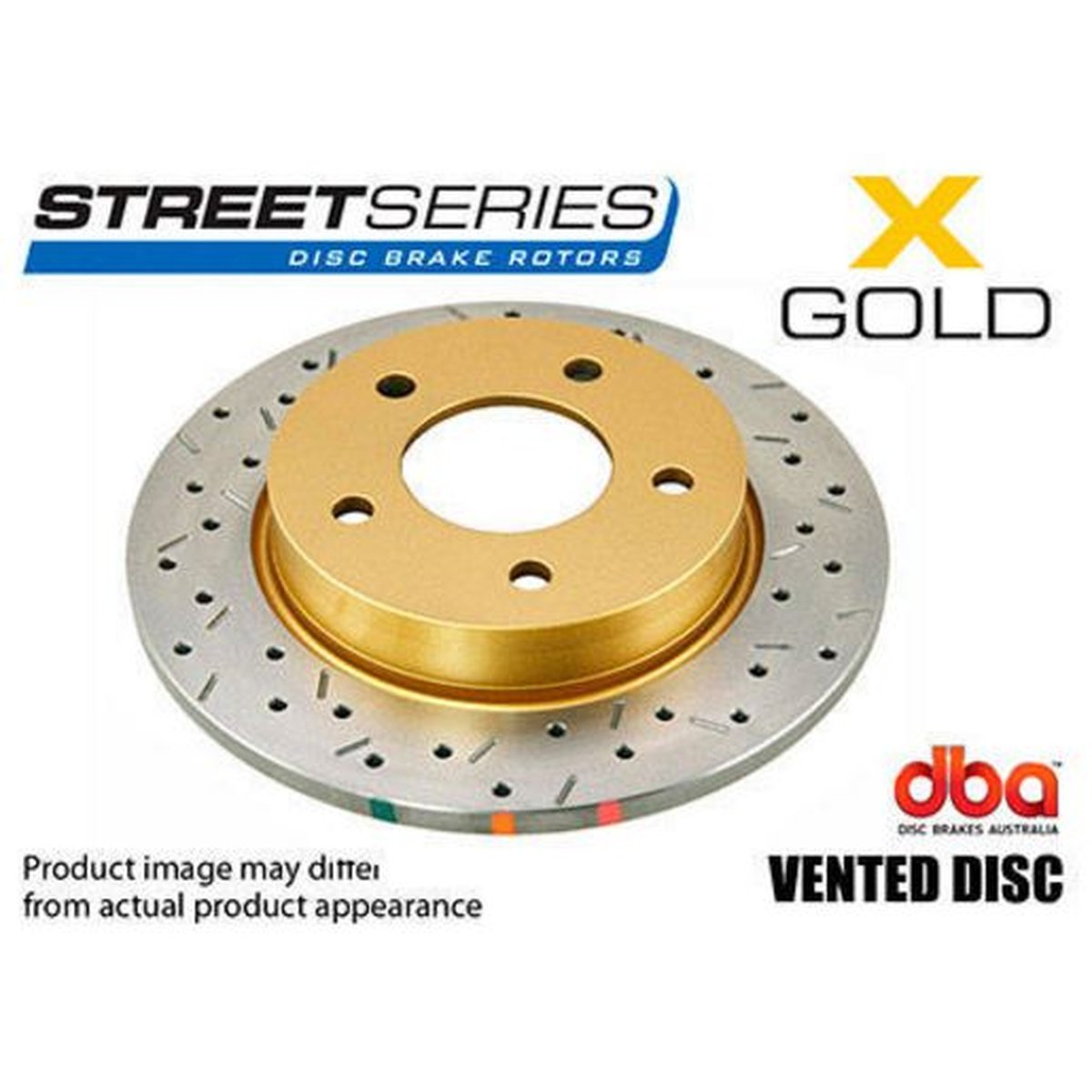 DBA X-Gold Brake Rotor Pair 299mm Rear DBA133X