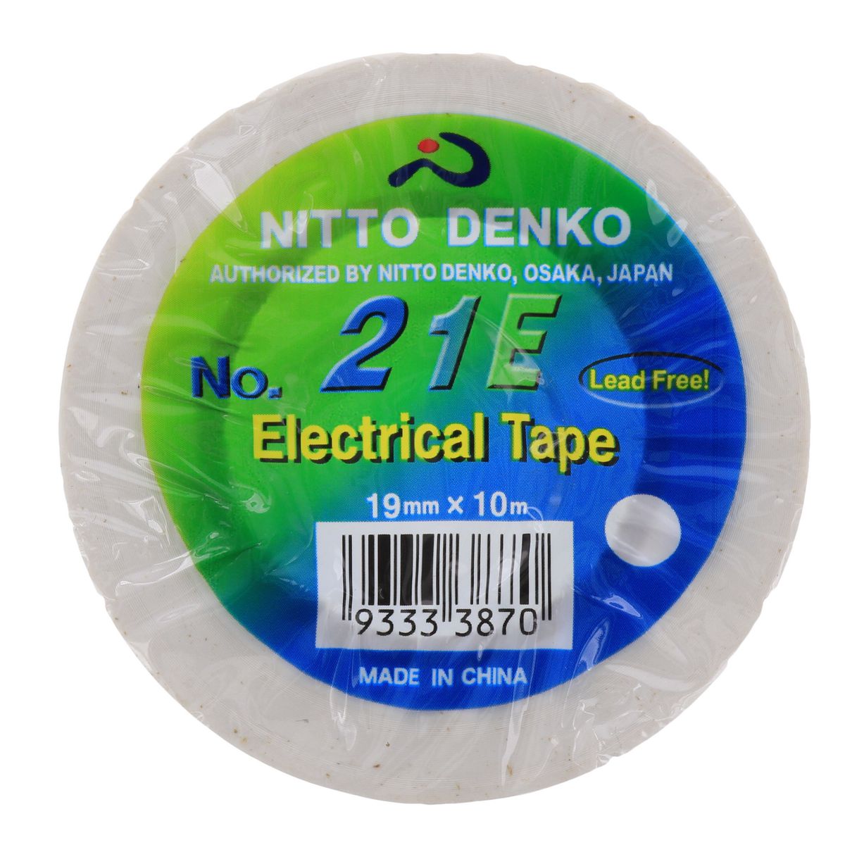 Nitto PVC Electrical Tape 19mm x 10m White 19MMX10MWT-E