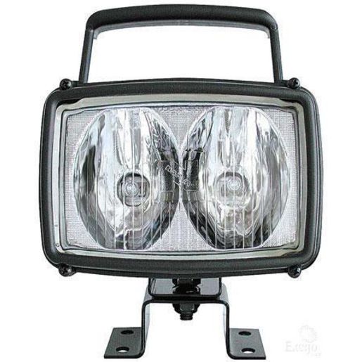 Narva Halogen Work Light Rectangular 12V Wide Flood Beam 72406