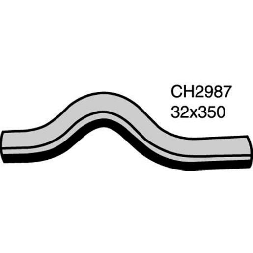 Mackay Top Radiator Hose CH2987