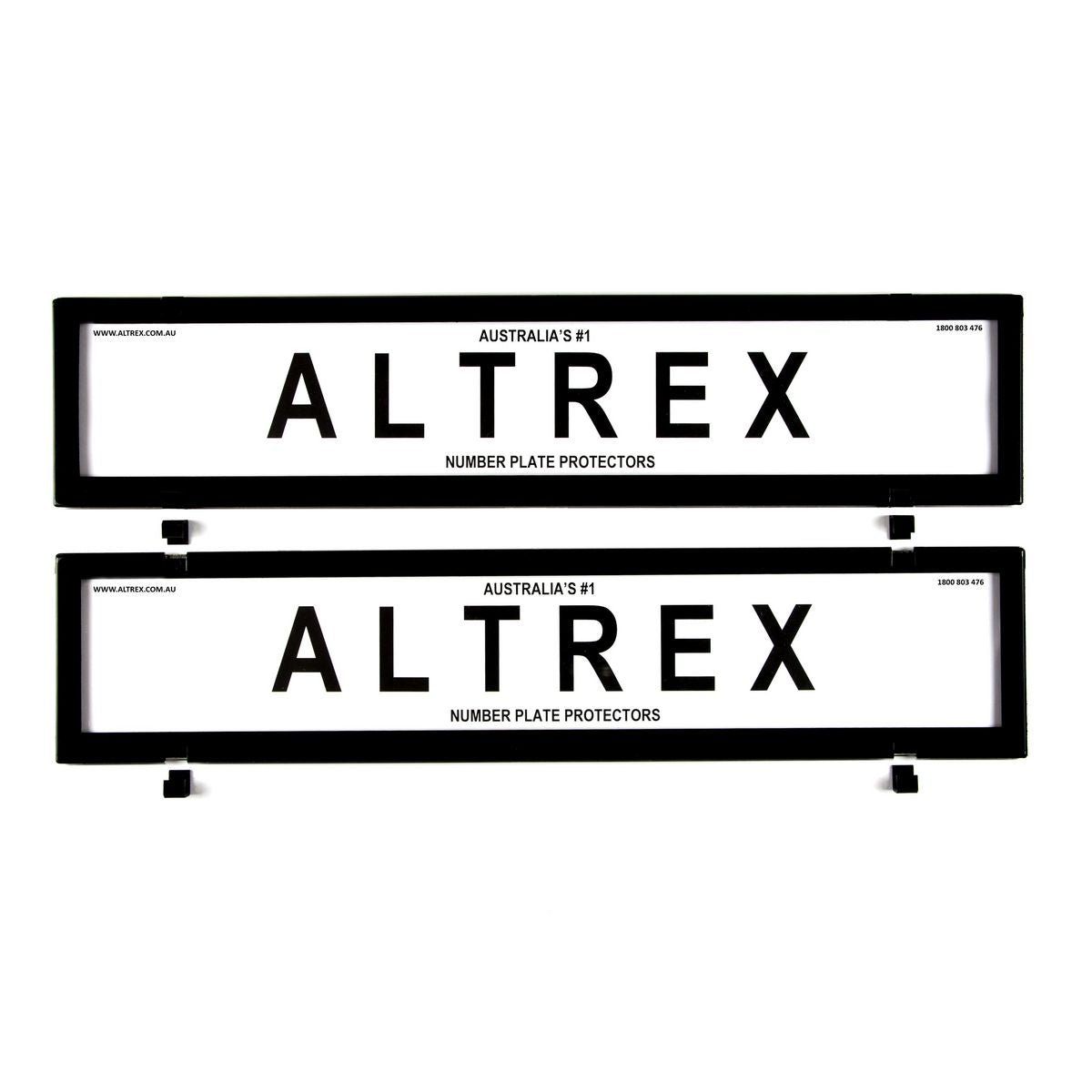 Altrex Number Plate Cover 6 Figure Black Without Lines