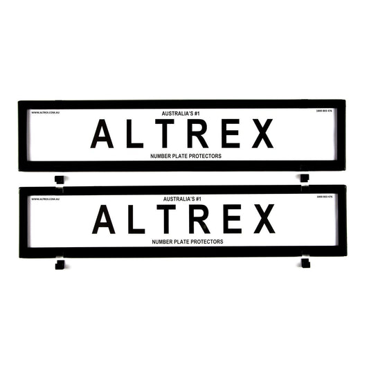 Altrex Number Plate Cover 6 Figure Black Without Lines