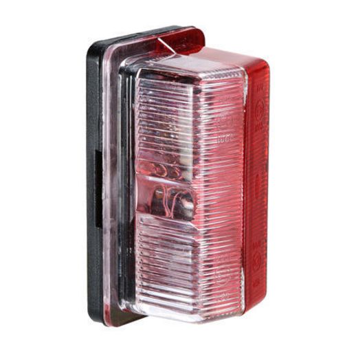 Narva Marker Light Red/Clear Incandescent 12V 87240