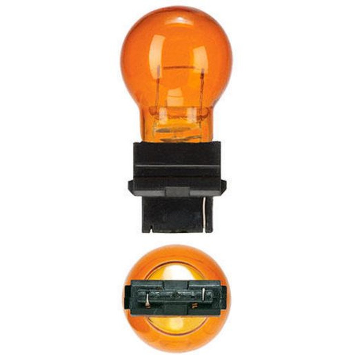 Narva Incandescent Wedge Globe Amber W2.5 X 16D PY27W 12V 27W Twin Pack 47556BL