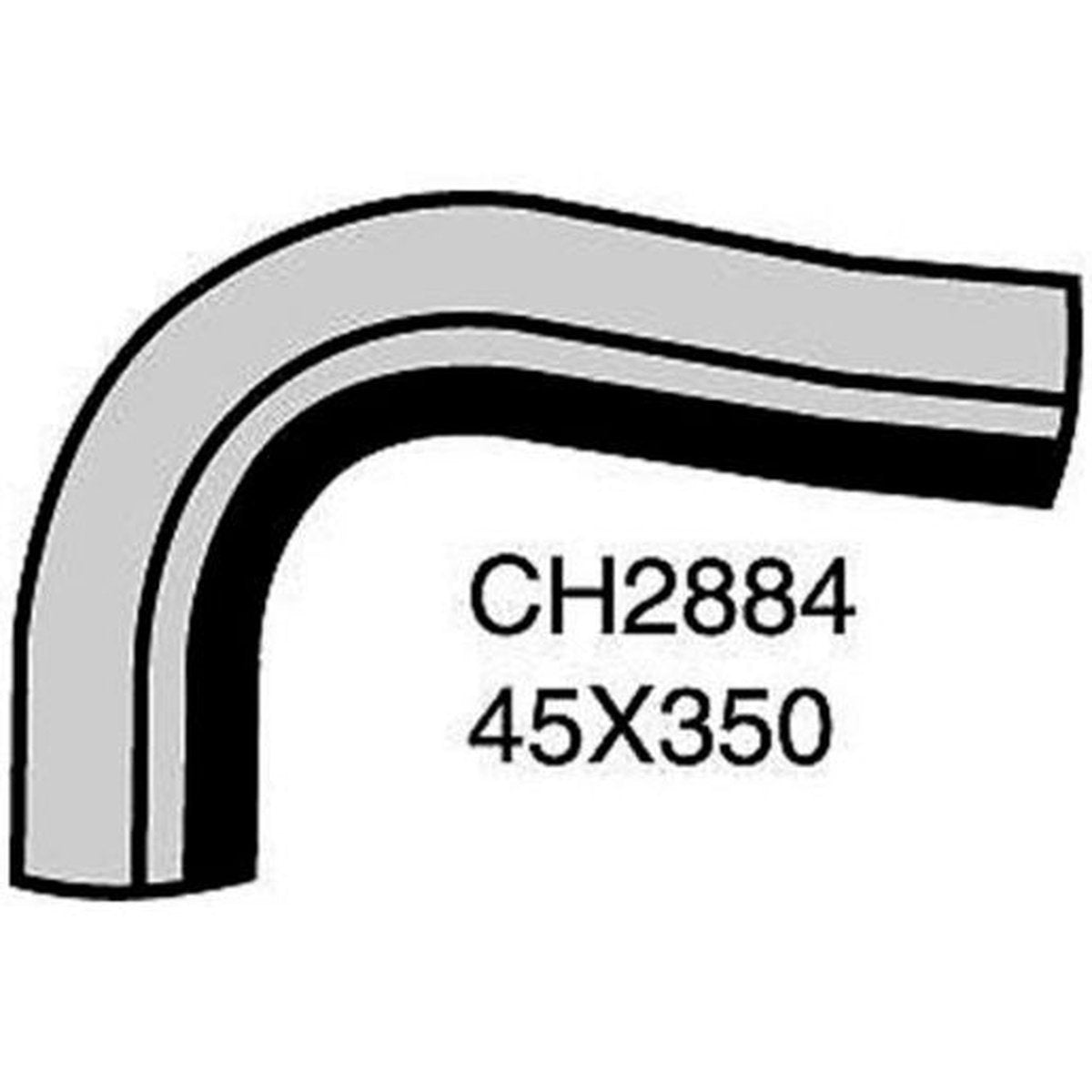 Mackay Top Radiator Hose CH2884