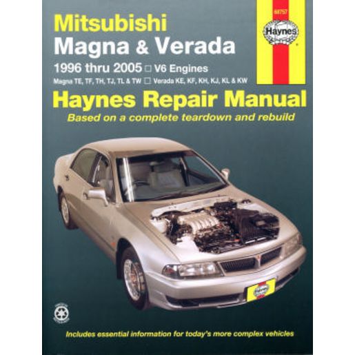 Haynes Owner's Workshop Manual - Mitsubishi Magna & Mitsubishi Verada 1996-2005 68757
