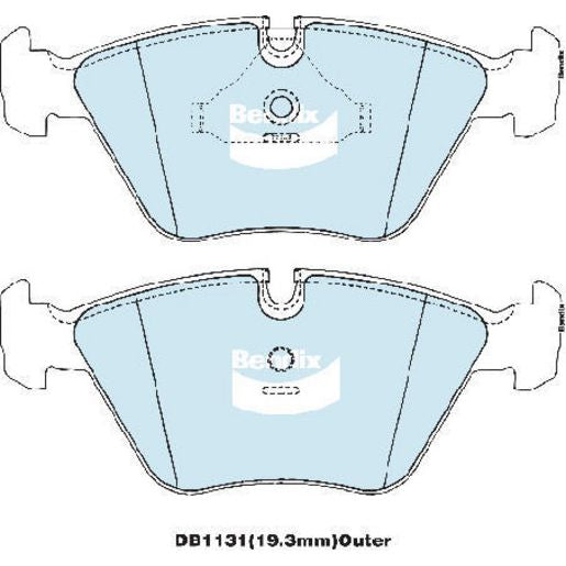 Bendix Pad Set-Disc Brake DB1131AD