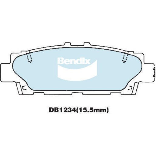 Bendix Brake Pad Set DB1234AD