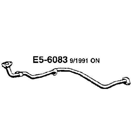 Walker Exhaust Pipe-Exhaust (Use E6620) E5-6083