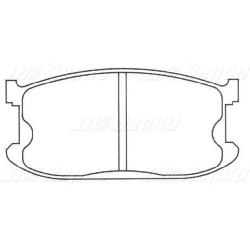 Silverline Brake Pads Set DB241SLP