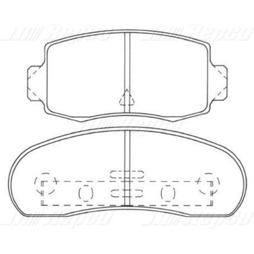 Silverline Brake Pads Set DB1078SLP