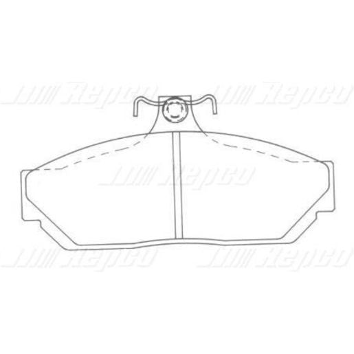 Silverline Brake Pads Set DB1023SLP