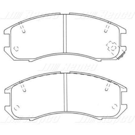 Silverline Brake Pads Set DB1114SLP