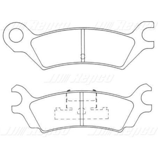 Silverline Brake Pads Set DB279SLP
