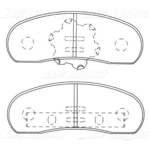 Silverline Brake Pad Set DB6SLP