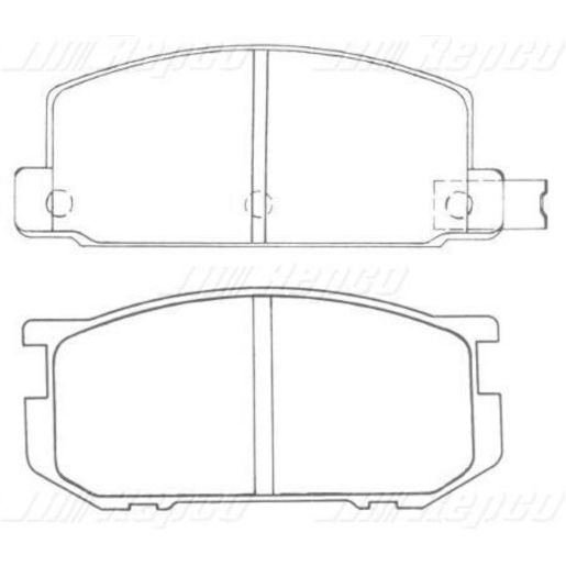 Silverline Brake Pad Set DB326SLP