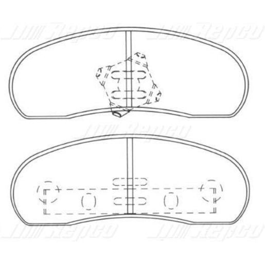 Silverline Brake Pads Set DB1032SLP