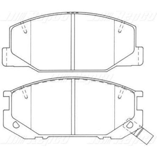 Silverline Brake Pads Set DB1208SLP