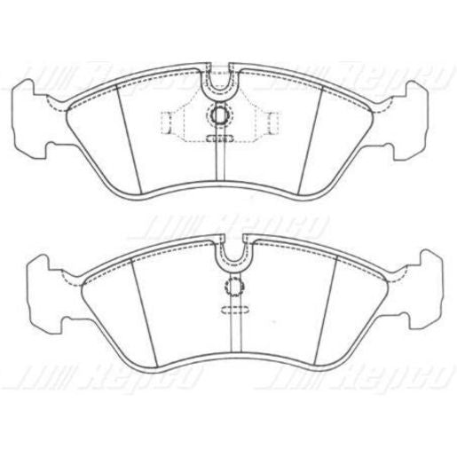 Silverline Brake Pads Set DB1228SLP