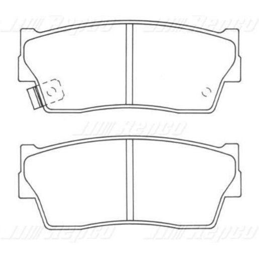Silverline Brake Pads Set DB1134SLP