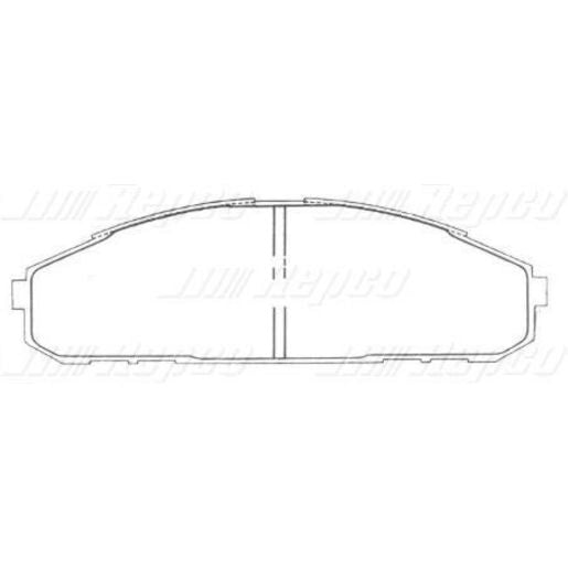 Silverline Brake Pads Set DB1257SLP