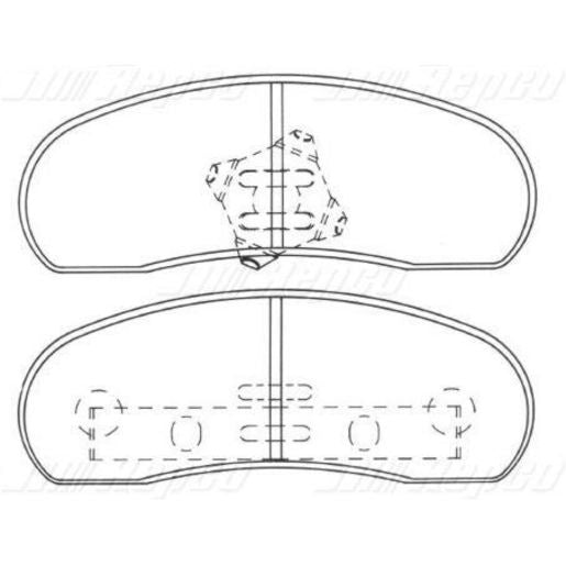 Silverline Brake Pads Set DB1046SLP