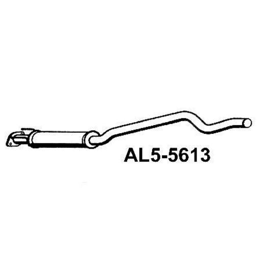 Walker Exhaust Muffler-Centre (Use M5029) AL5-5613