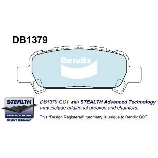 Bendix Ultimate Brake Pad Set Rear DB1379 ULT