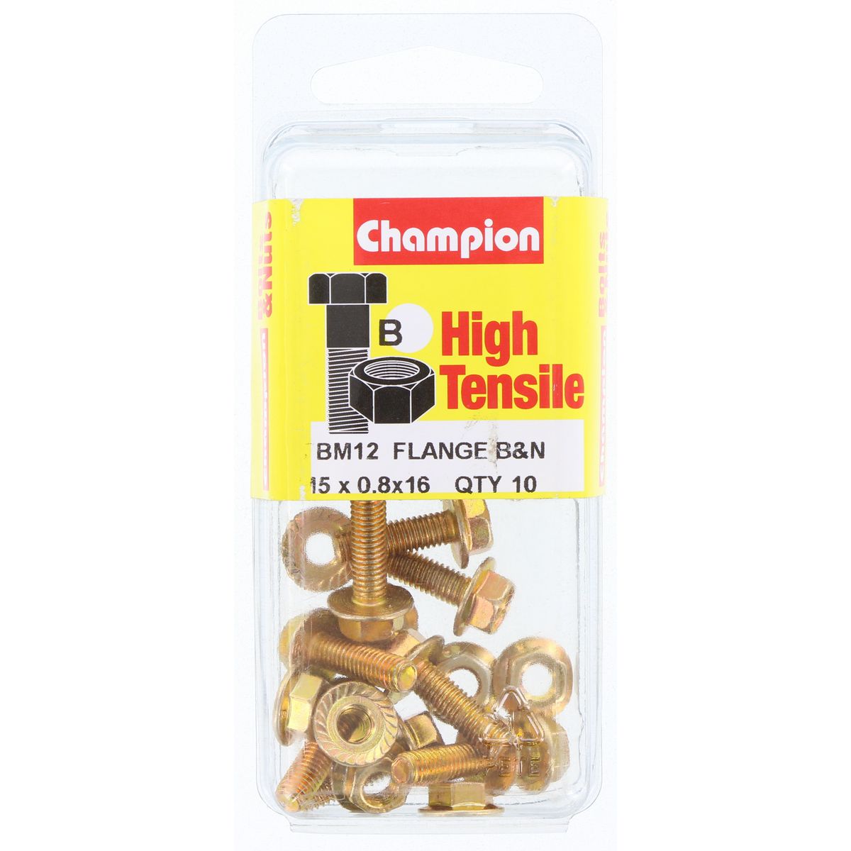Champion Fasteners M5 X 16mm Grade 8.8 Bolts And Nuts FBM12