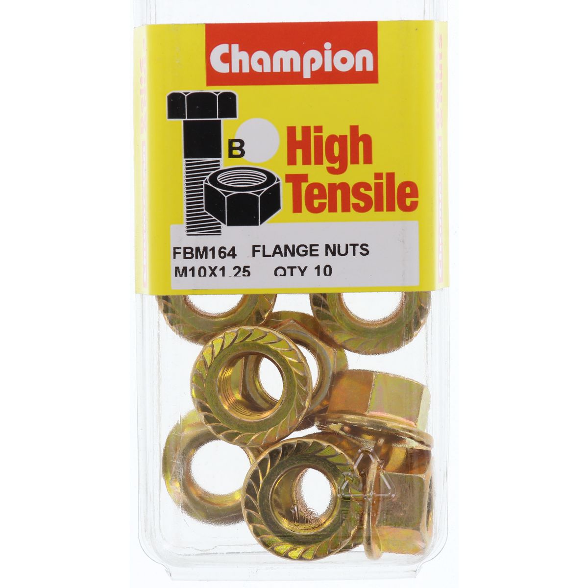 Champion Fasteners M10 X 1.25mm Nuts FBM164