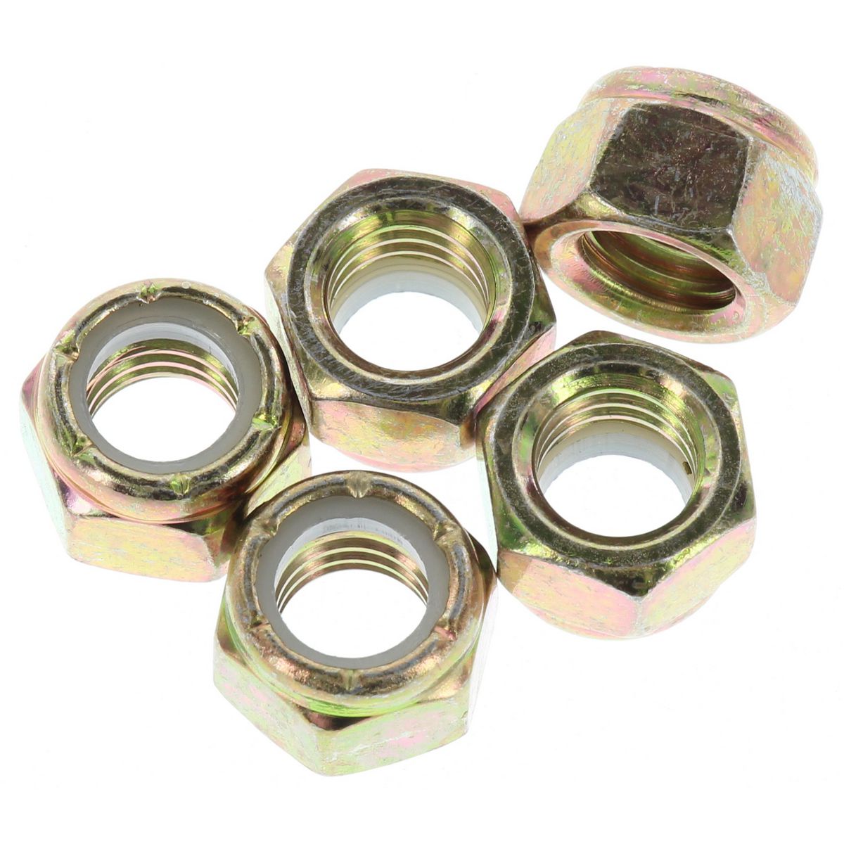 Champion Fasteners Hex Nut Self Locking Nylon Insert 7/16In Unc SLC80