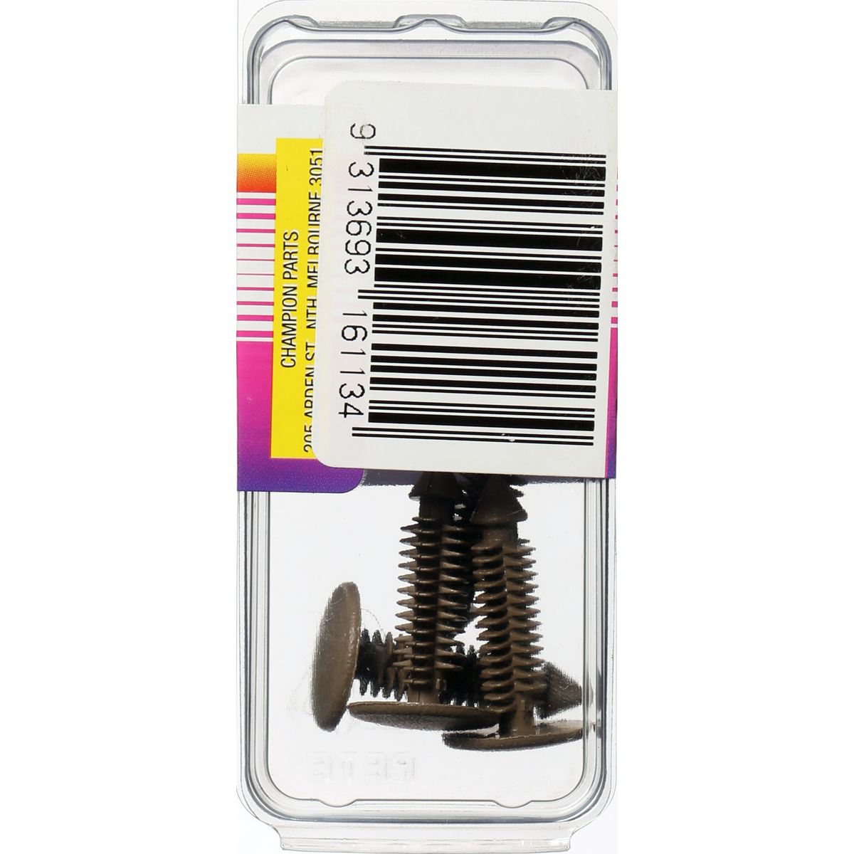 Champion Fasteners Xmas Tree Clip Beige Len: 22mm Stem Dia: 6.8mm Hole: 6.6 8mm Head: 16mm TF9
