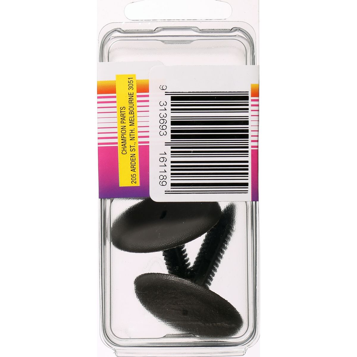 Champion Fasteners Xmas Tree Clip Grey Len: 39.5mm Stem Dia: 7.5mm Head: 34.2mm TF14