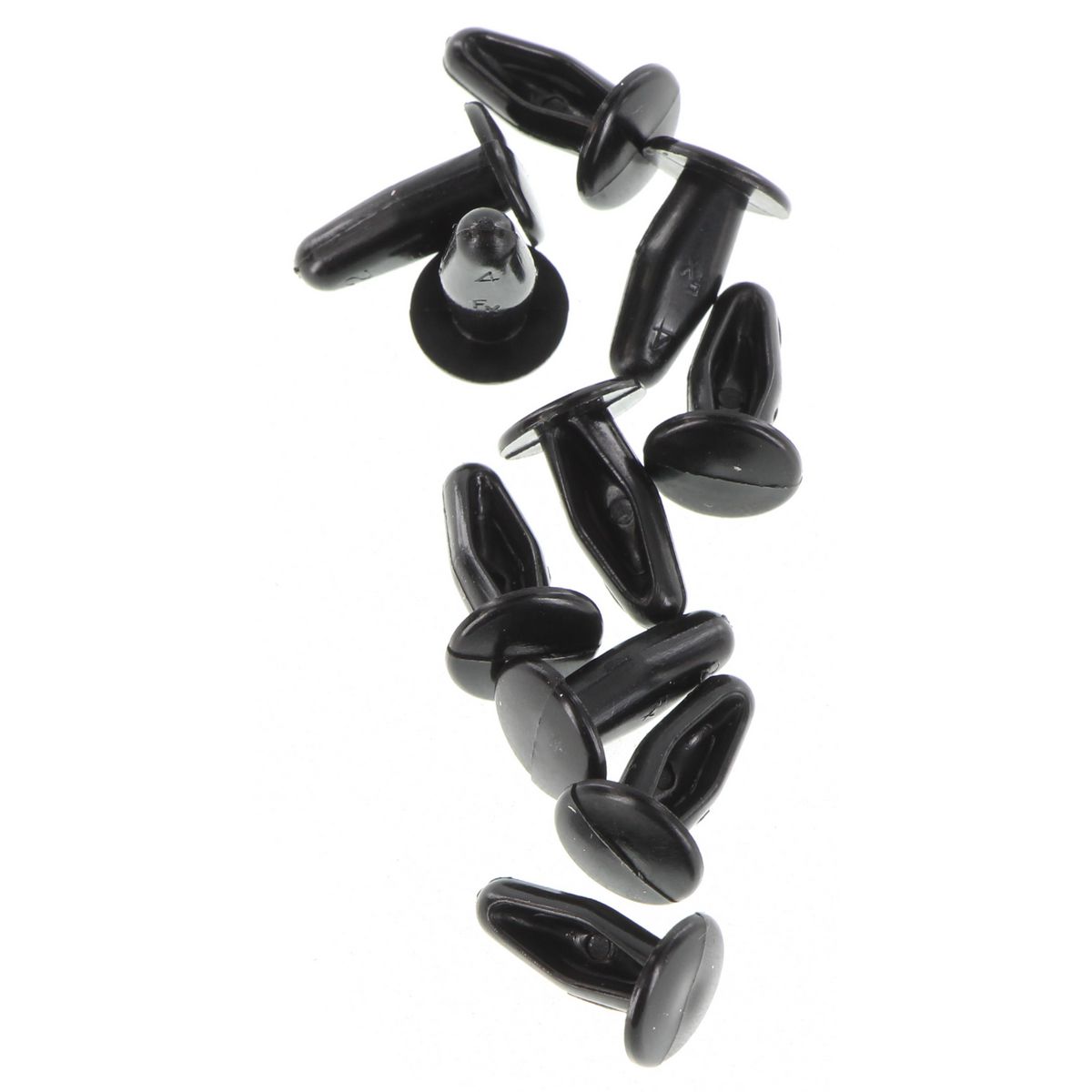 Champion Fasteners Canoe Clip  Black Len: 13.4mm Hole: 1.6 4.8mm Head: 9.6mm TF17