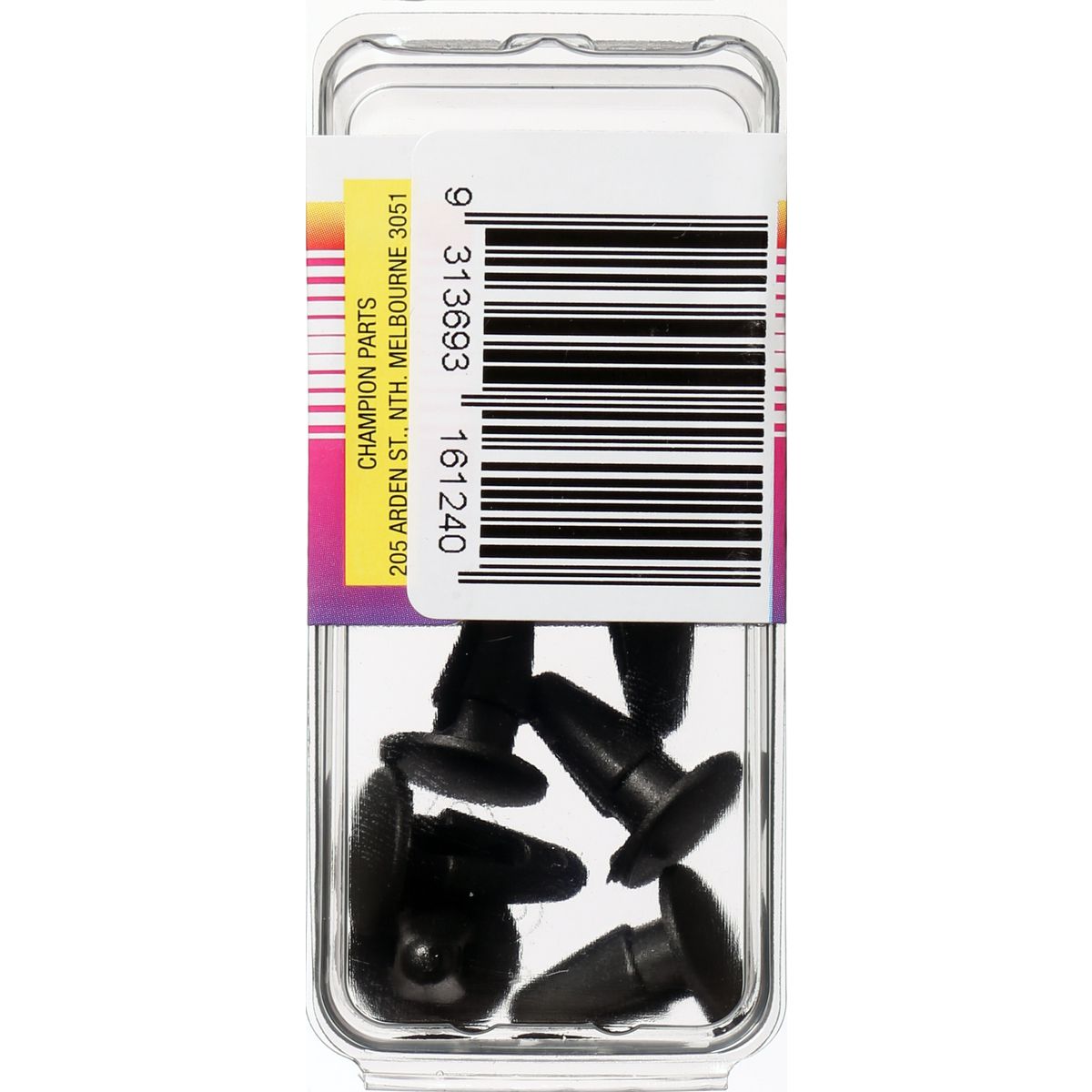Champion Fasteners CanOE Clip Black Len: 16mm Hole: 8.2 8.4mm Head: 14mm TF20