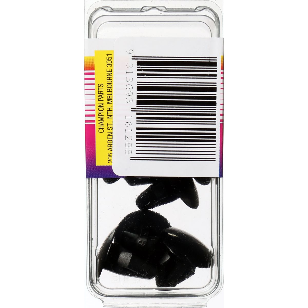 Champion Fasteners Trim Anchor Black Len: 15mm Hole: 8mm Head: 18mm TF24