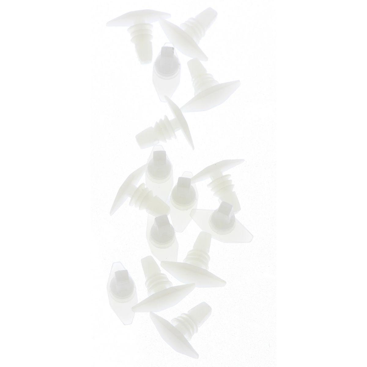 Champion Fasteners Weather Seal Clips Clear Len: 13mm Stem Dia: 6mm Head: 16X7mm TF41